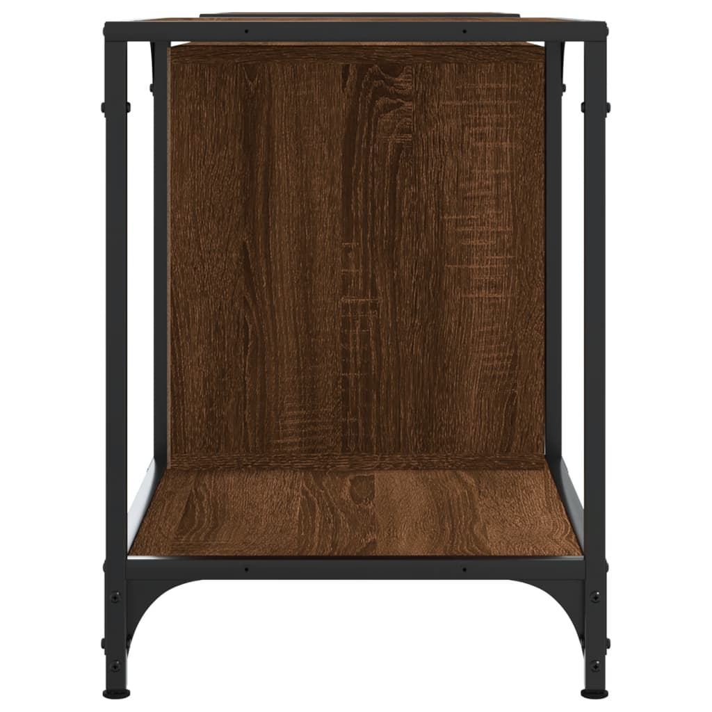 Meuble TV chêne marron 153x37x50 cm bois d'ingénierie - XIOS