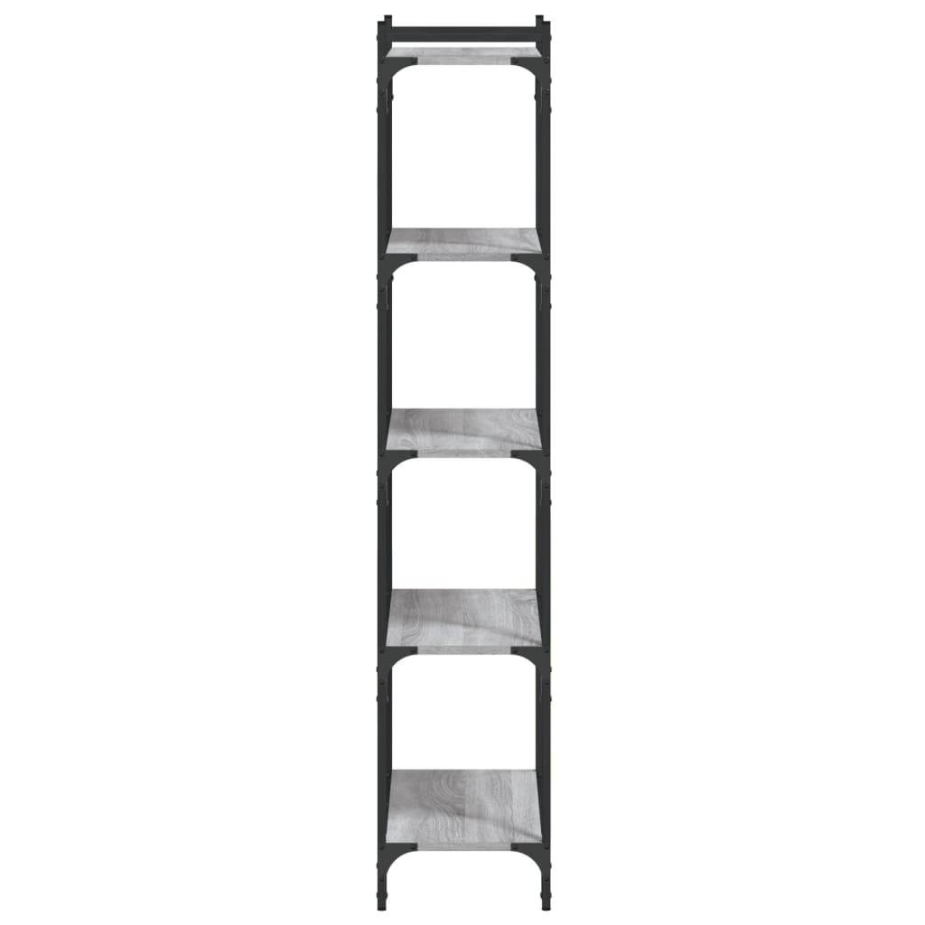 Bibliothèque à 5 niveaux sonoma gris 60x30x154 cm - XIOS