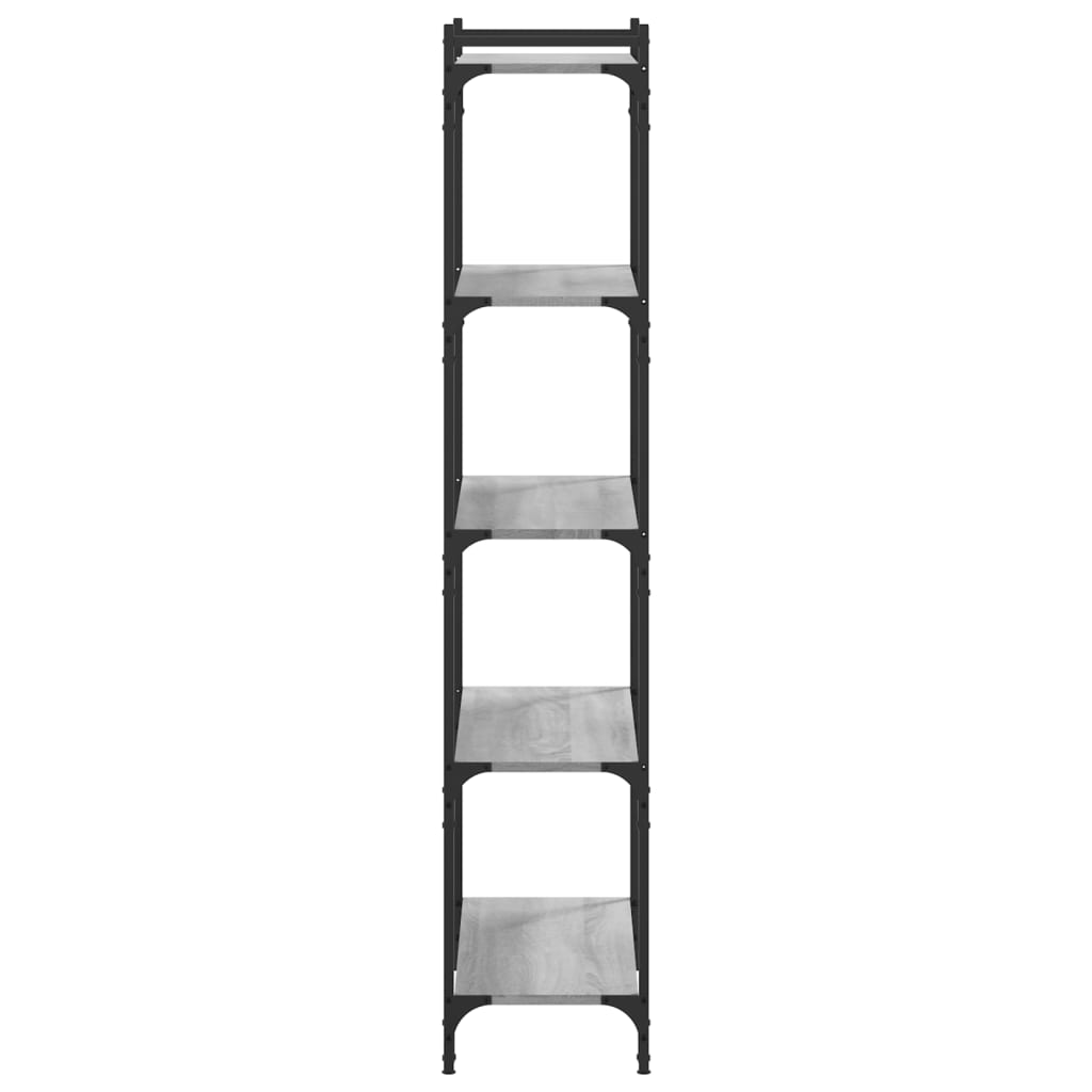 Bibliothèque à 5 niveaux sonoma gris 80x30x154 cm - XIOS