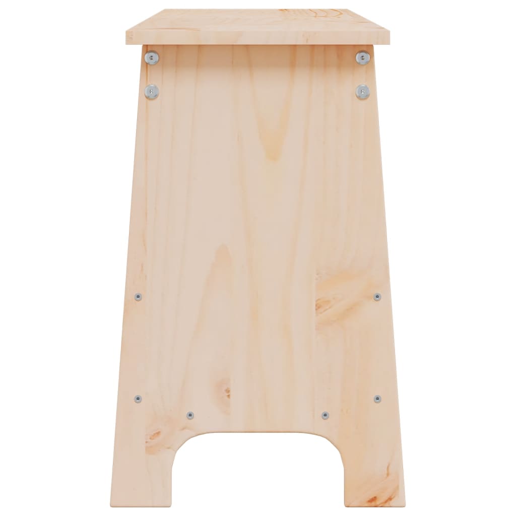 Banc d'entrée 160x28x45 cm bois de pin massif - XIOS