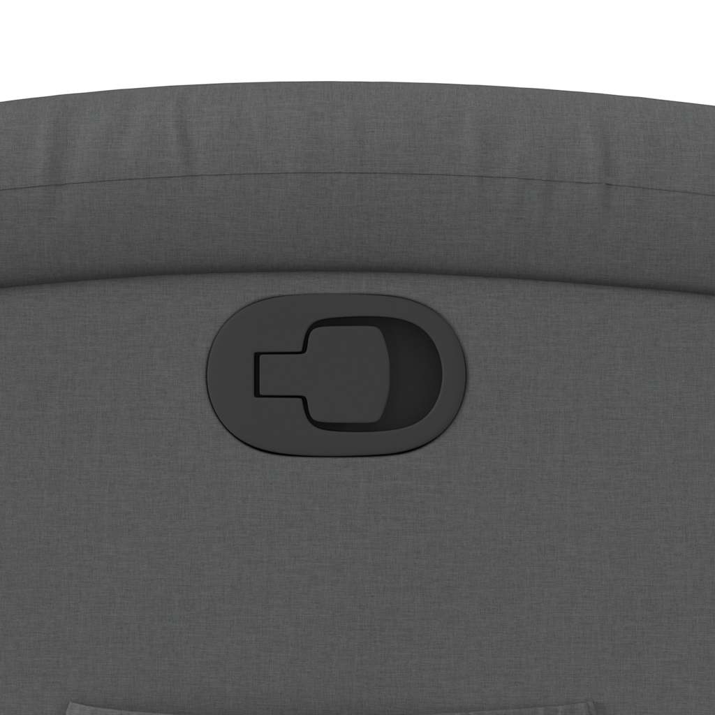 Fauteuil inclinable Gris foncé Tissu - XIOS