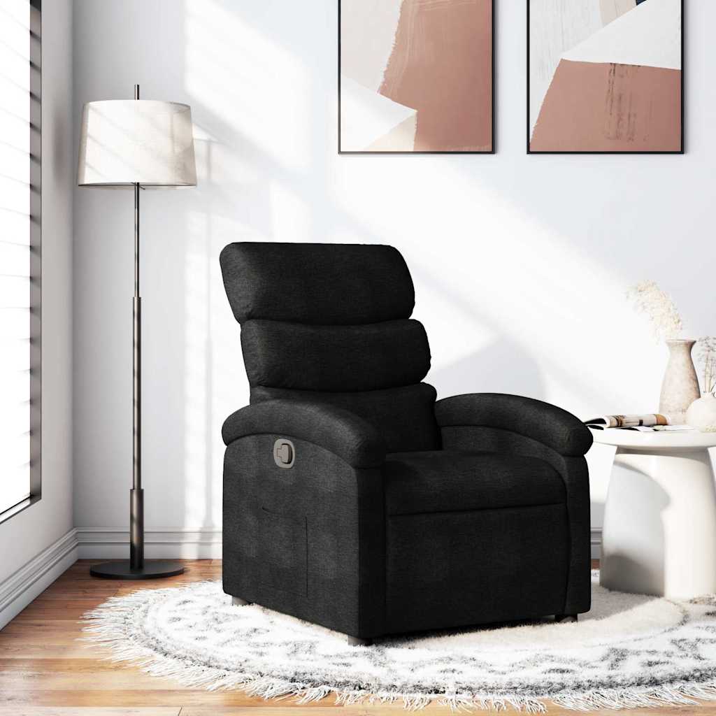 Fauteuil inclinable Noir Tissu - XIOS