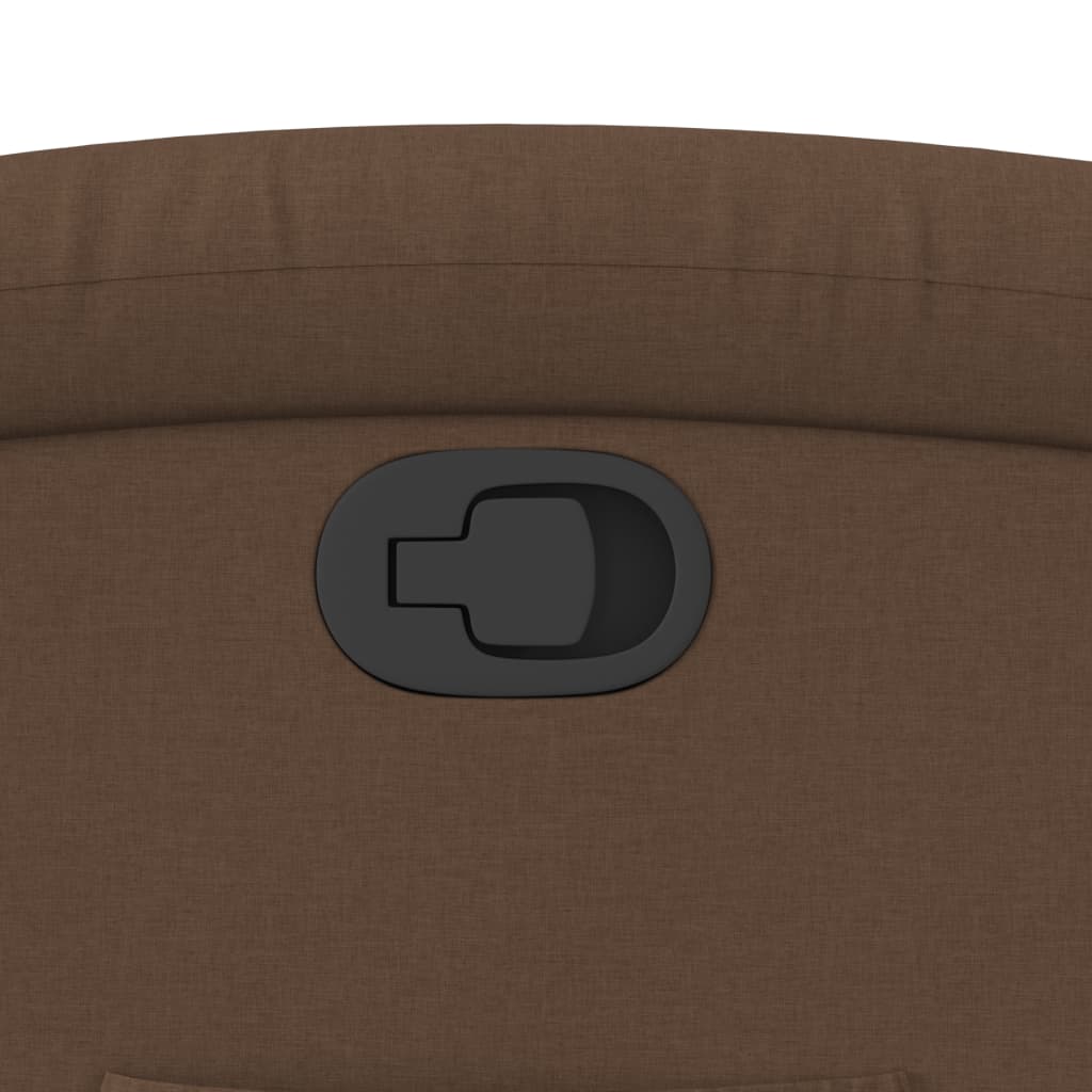 Fauteuil inclinable Marron Tissu - XIOS