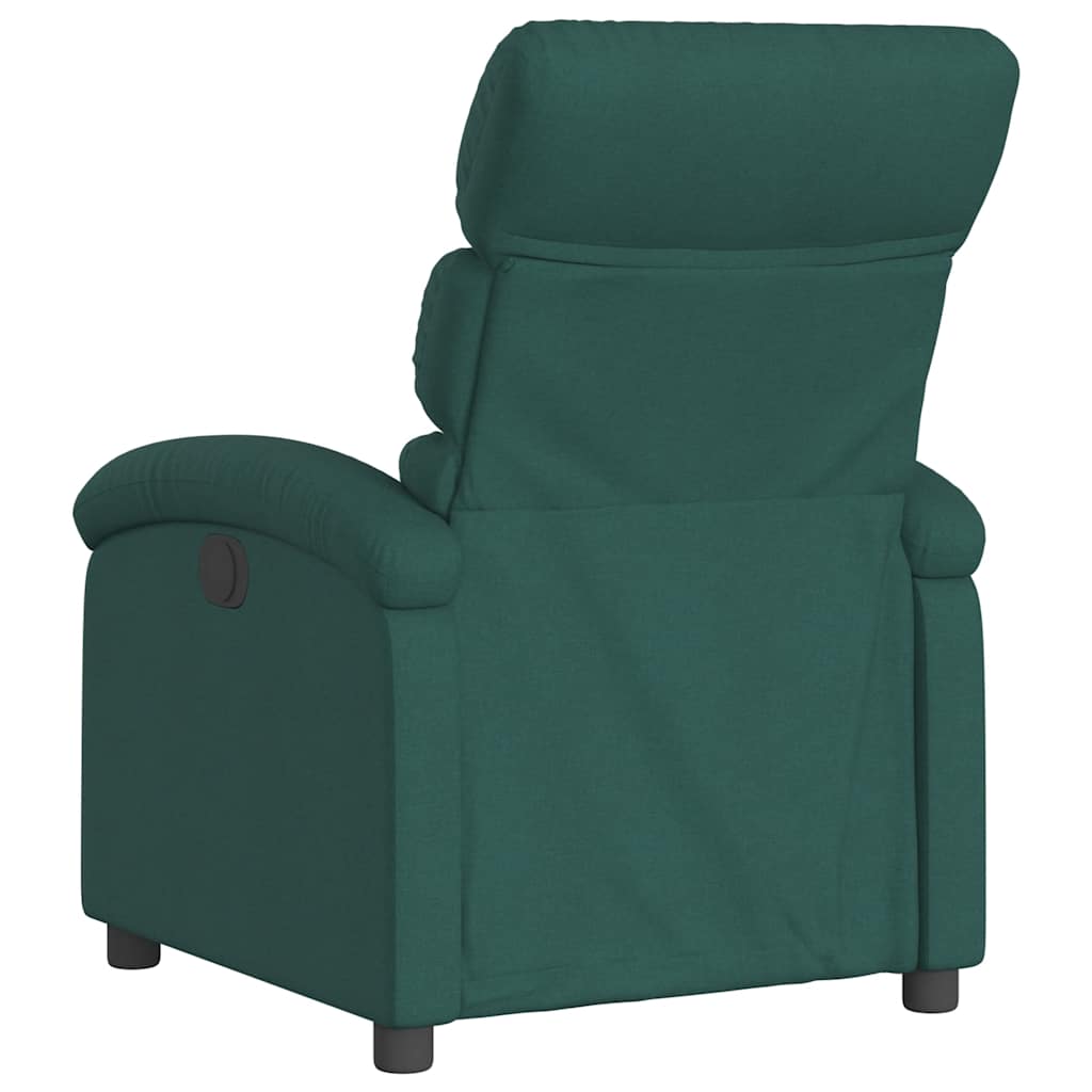 Fauteuil inclinable Vert foncé Tissu - XIOS