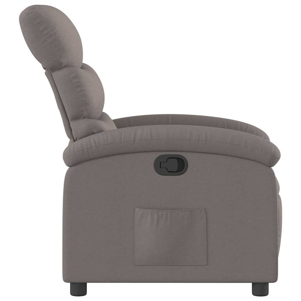 Fauteuil inclinable Taupe Tissu - XIOS