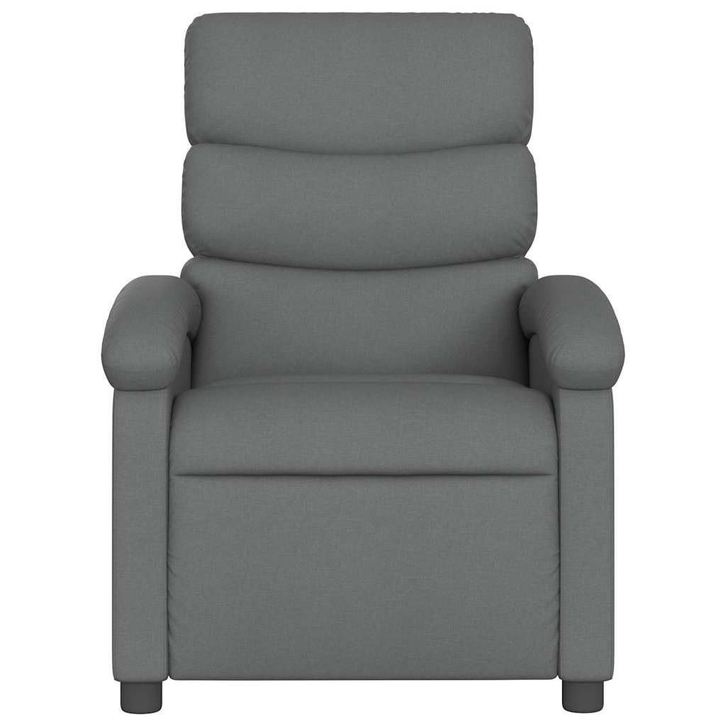 Fauteuil de massage inclinable Gris foncé Tissu - XIOS