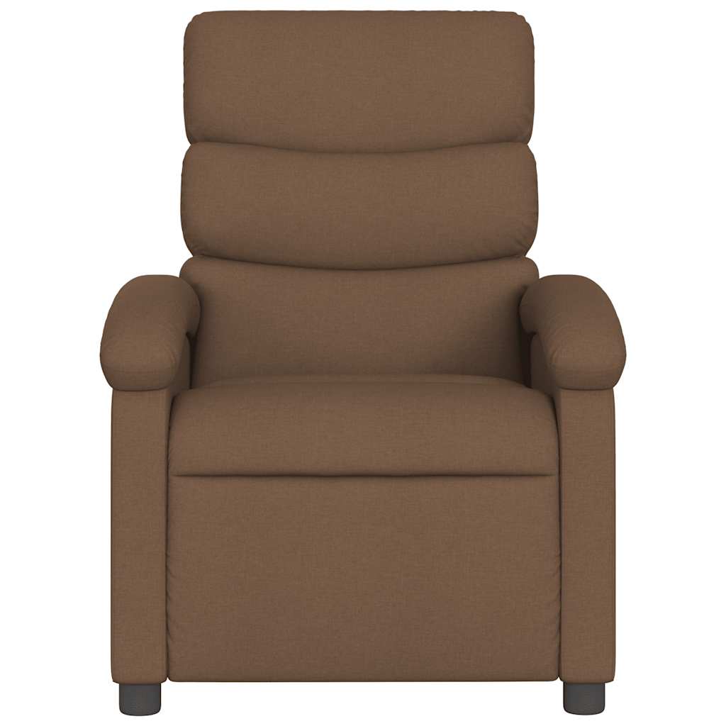 Fauteuil de massage inclinable Marron Tissu - XIOS