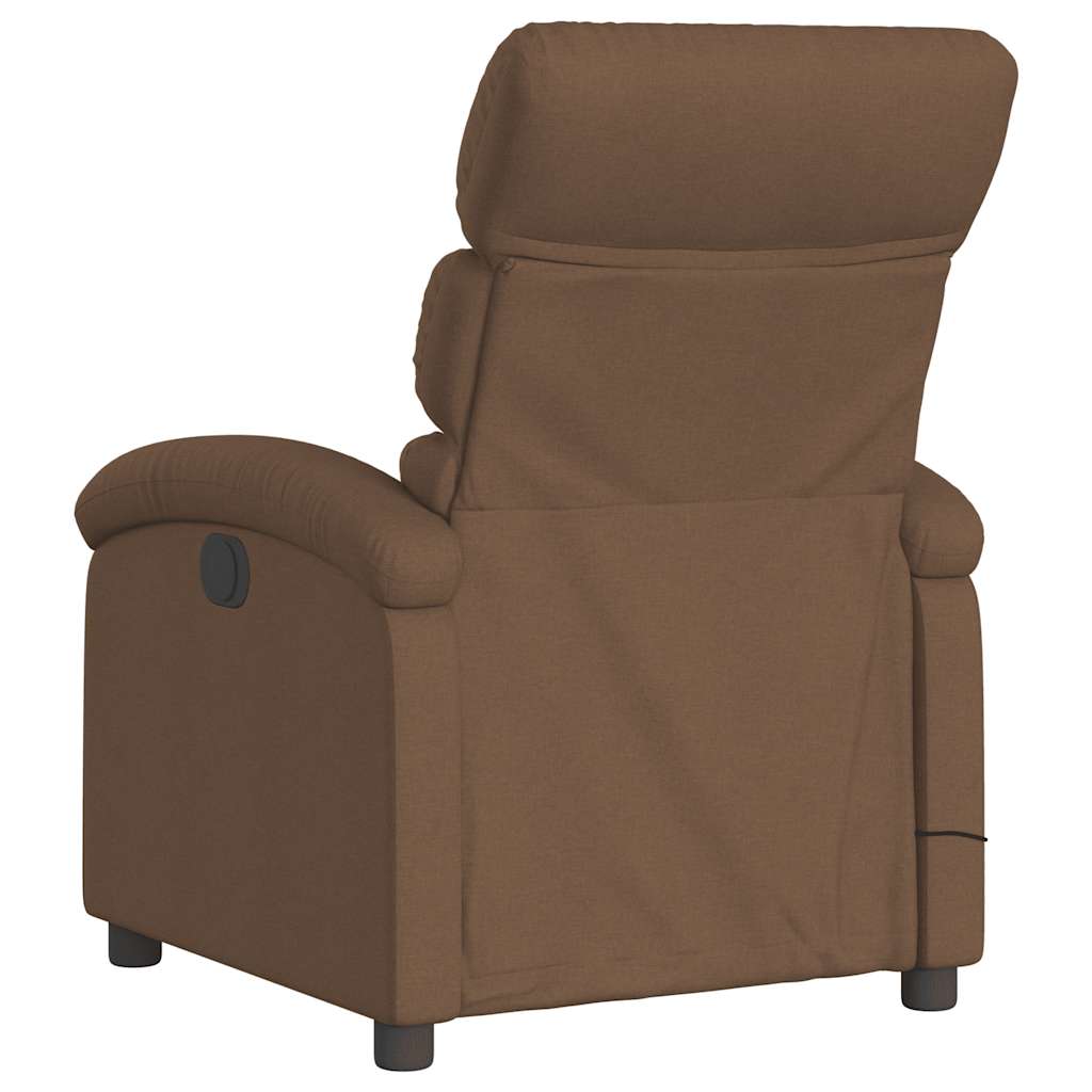 Fauteuil de massage inclinable Marron Tissu - XIOS