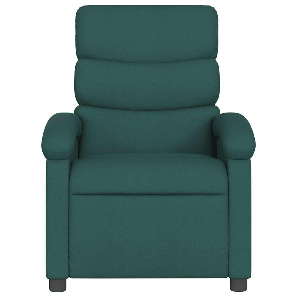 Fauteuil de massage inclinable Vert foncé Tissu - XIOS