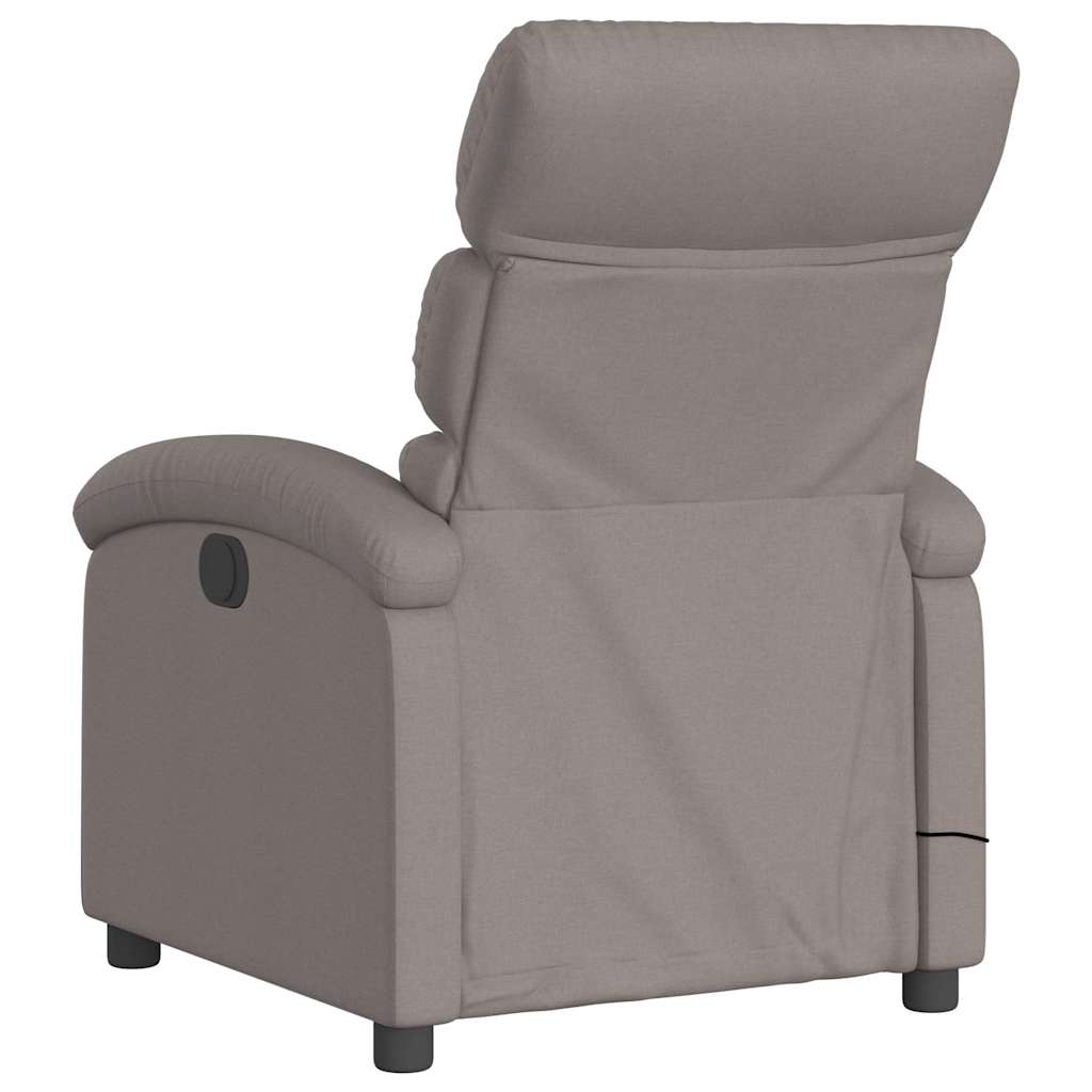 Fauteuil de massage inclinable Taupe Tissu - XIOS