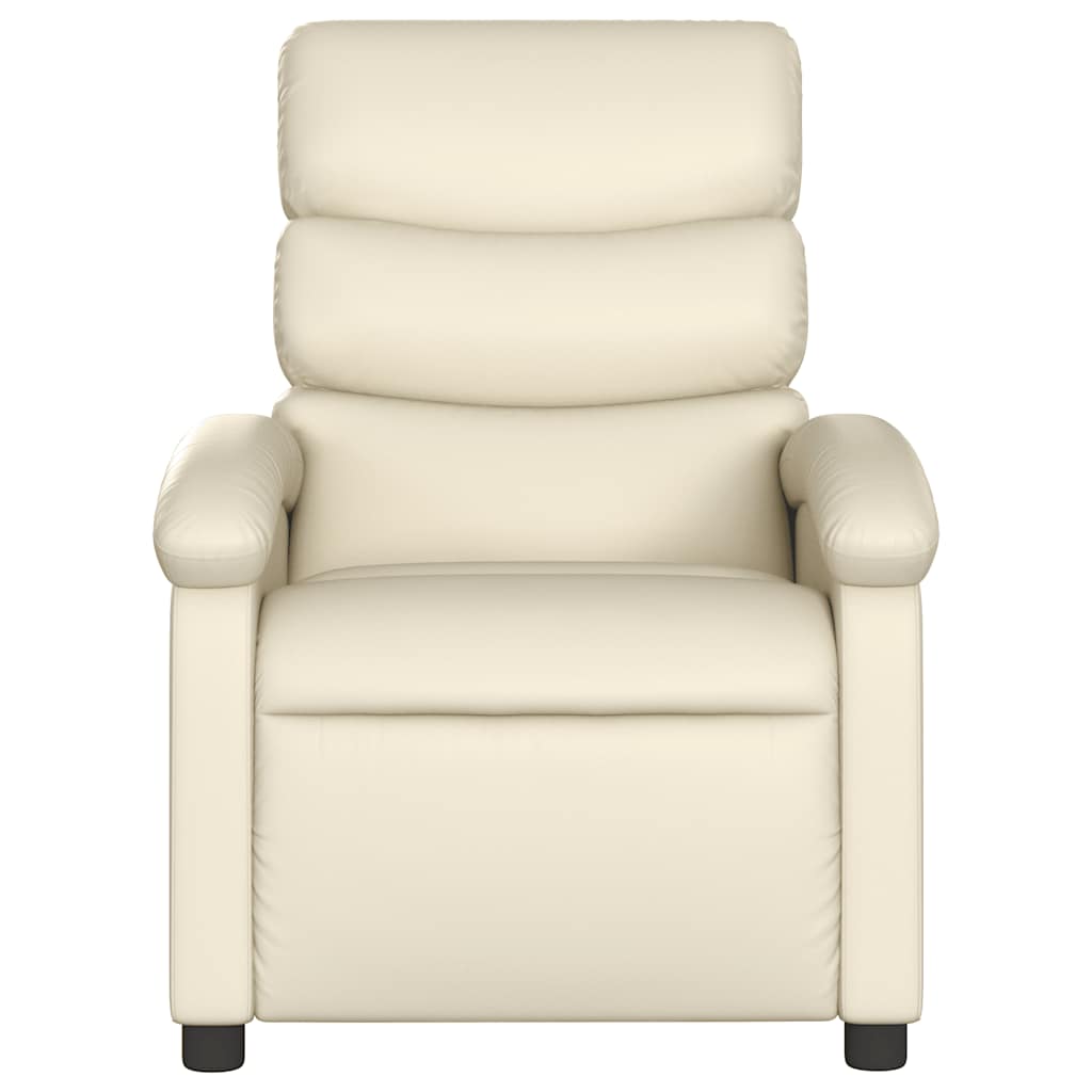 Fauteuil inclinable Crème Similicuir - XIOS