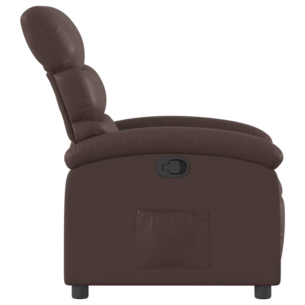 Fauteuil inclinable Marron Similicuir - XIOS