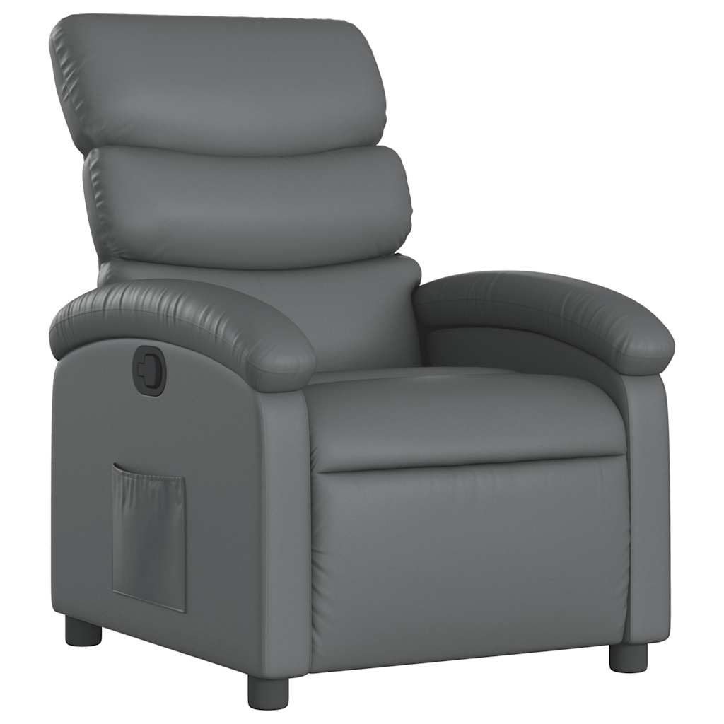 Fauteuil inclinable Gris Similicuir - XIOS