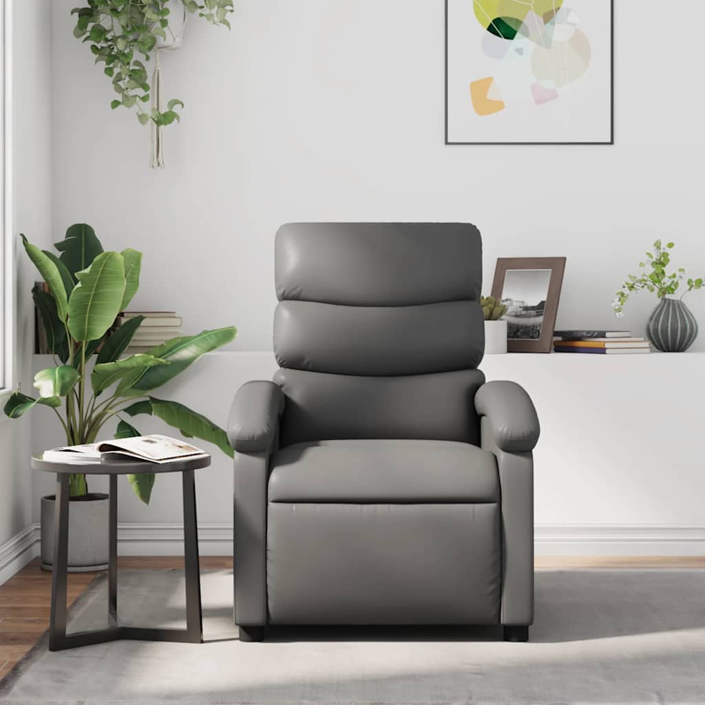 Fauteuil inclinable Gris Similicuir - XIOS