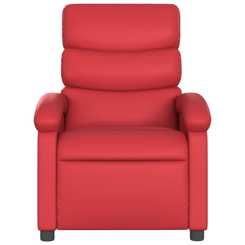 Fauteuil inclinable Rouge Similicuir - XIOS