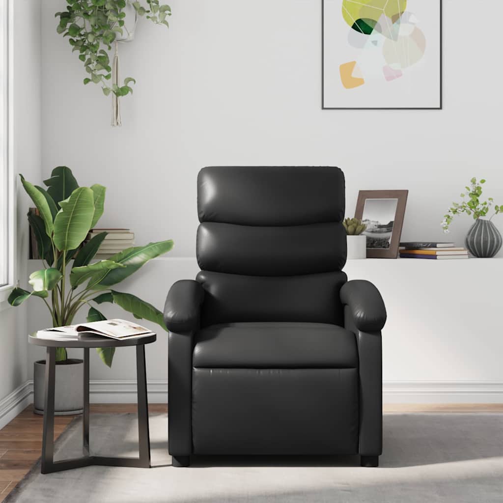 Fauteuil de massage inclinable Noir Similicuir - XIOS