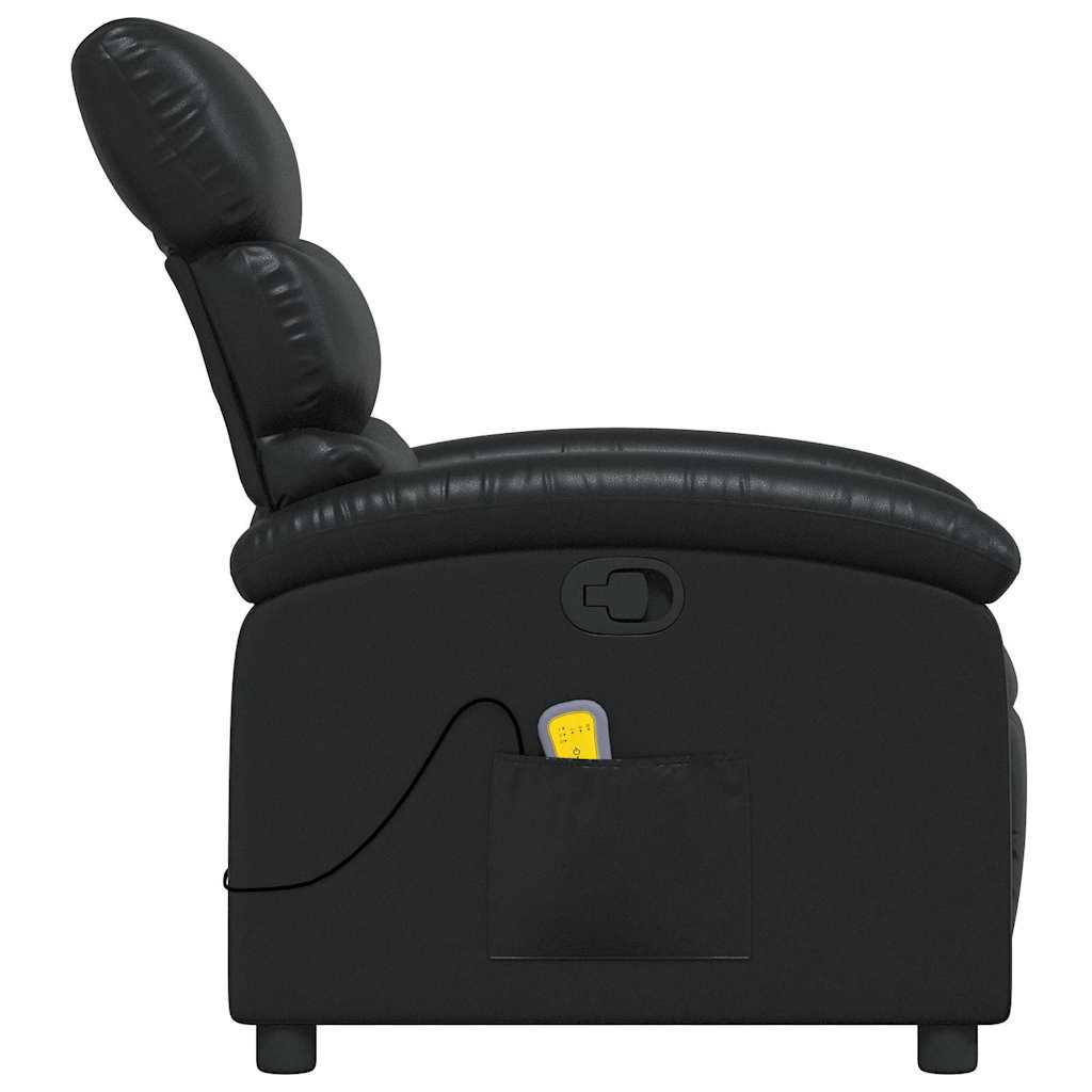 Fauteuil de massage inclinable Noir Similicuir - XIOS