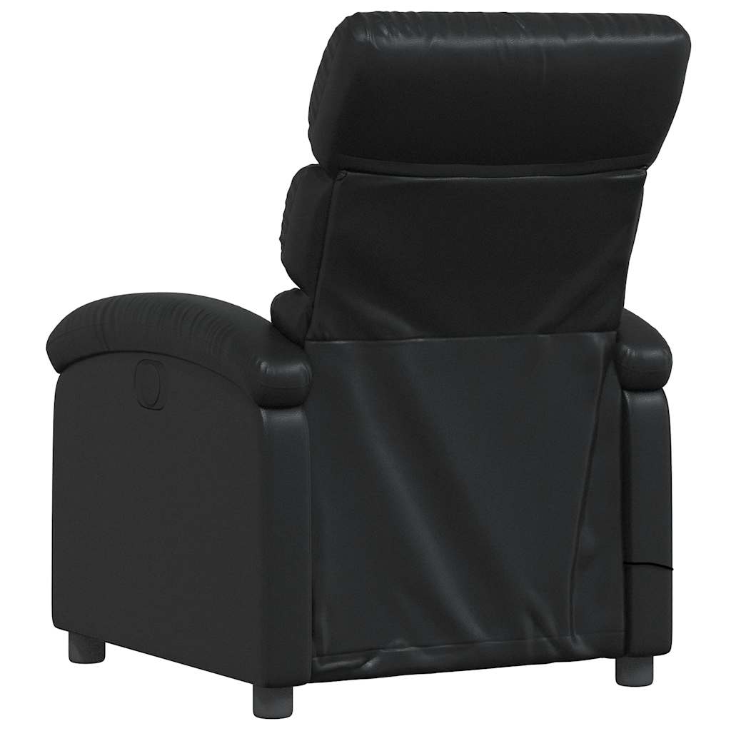 Fauteuil de massage inclinable Noir Similicuir - XIOS