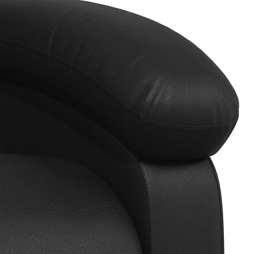 Fauteuil de massage inclinable Noir Similicuir - XIOS
