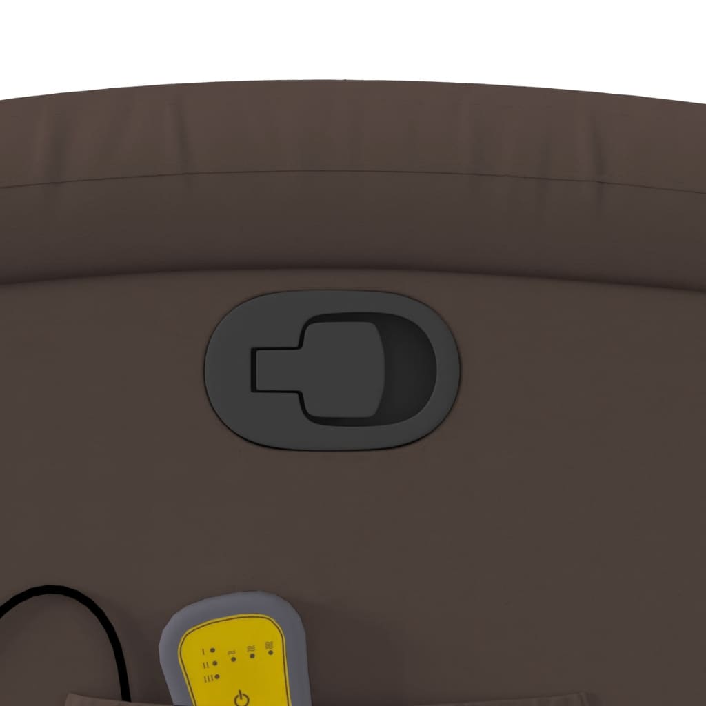 Fauteuil de massage inclinable Marron Similicuir - XIOS