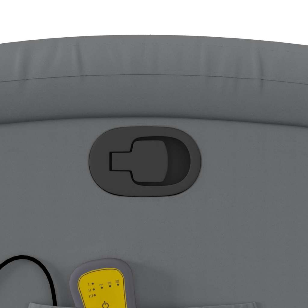 Fauteuil de massage inclinable Gris Similicuir - XIOS