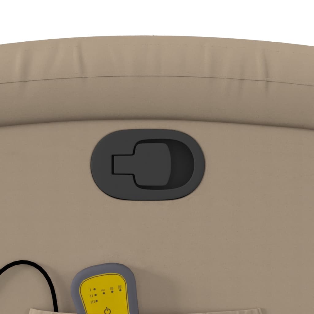 Fauteuil de massage inclinable Cappuccino Similicuir - XIOS