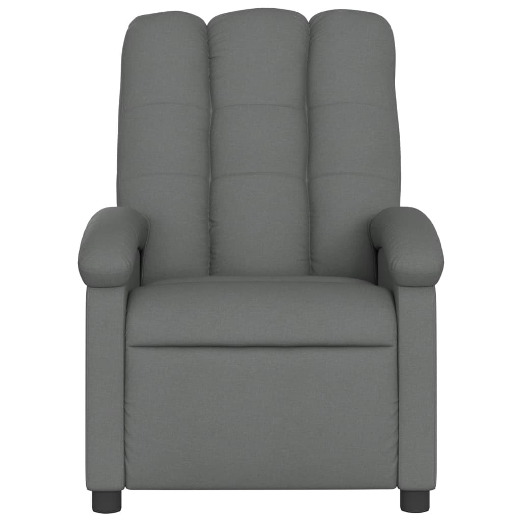 Fauteuil inclinable Gris foncé Tissu - XIOS