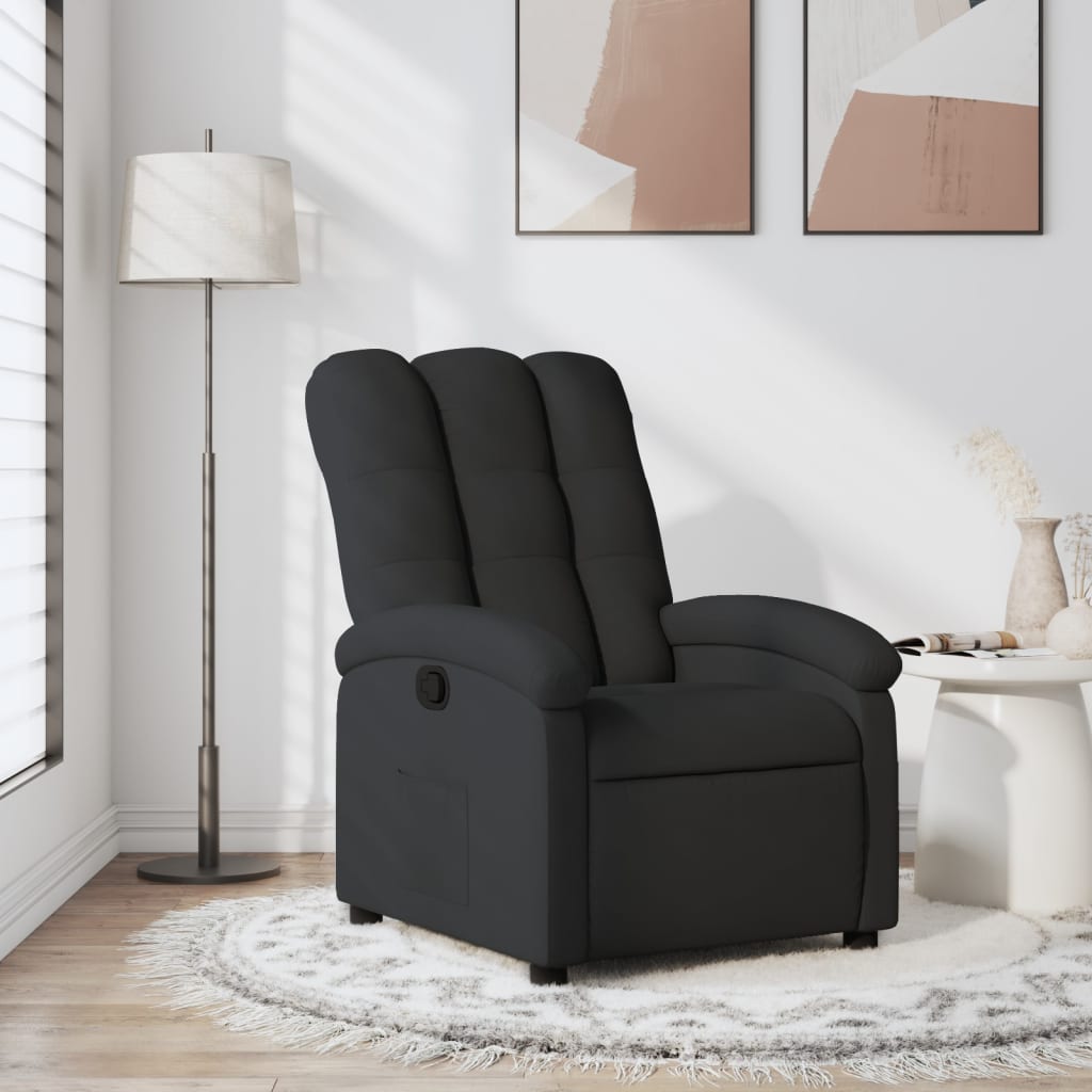 Fauteuil inclinable Noir Tissu - XIOS