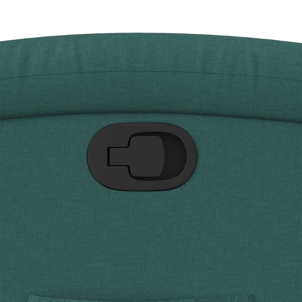 Fauteuil inclinable Vert foncé Tissu - XIOS