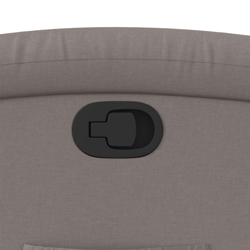 Fauteuil inclinable Taupe Tissu - XIOS