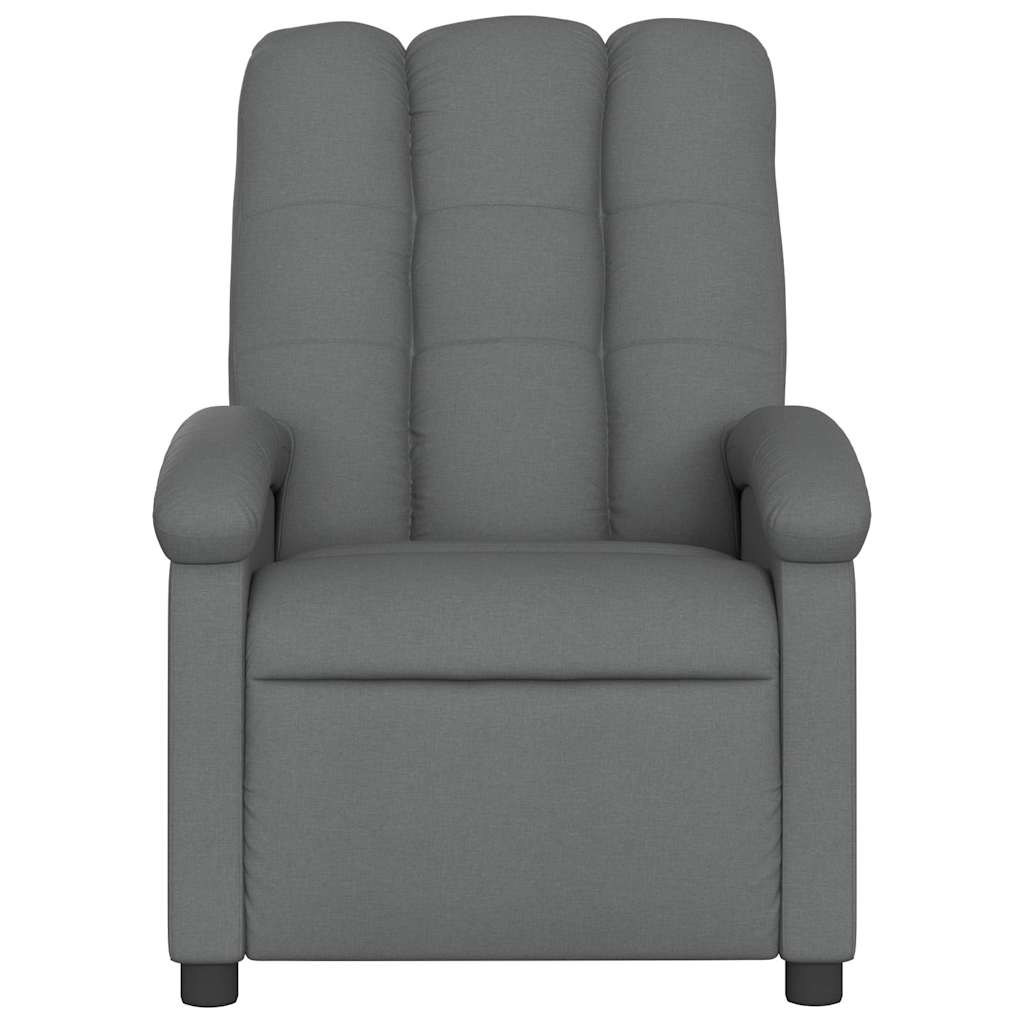 Fauteuil de massage inclinable Gris foncé Tissu - XIOS