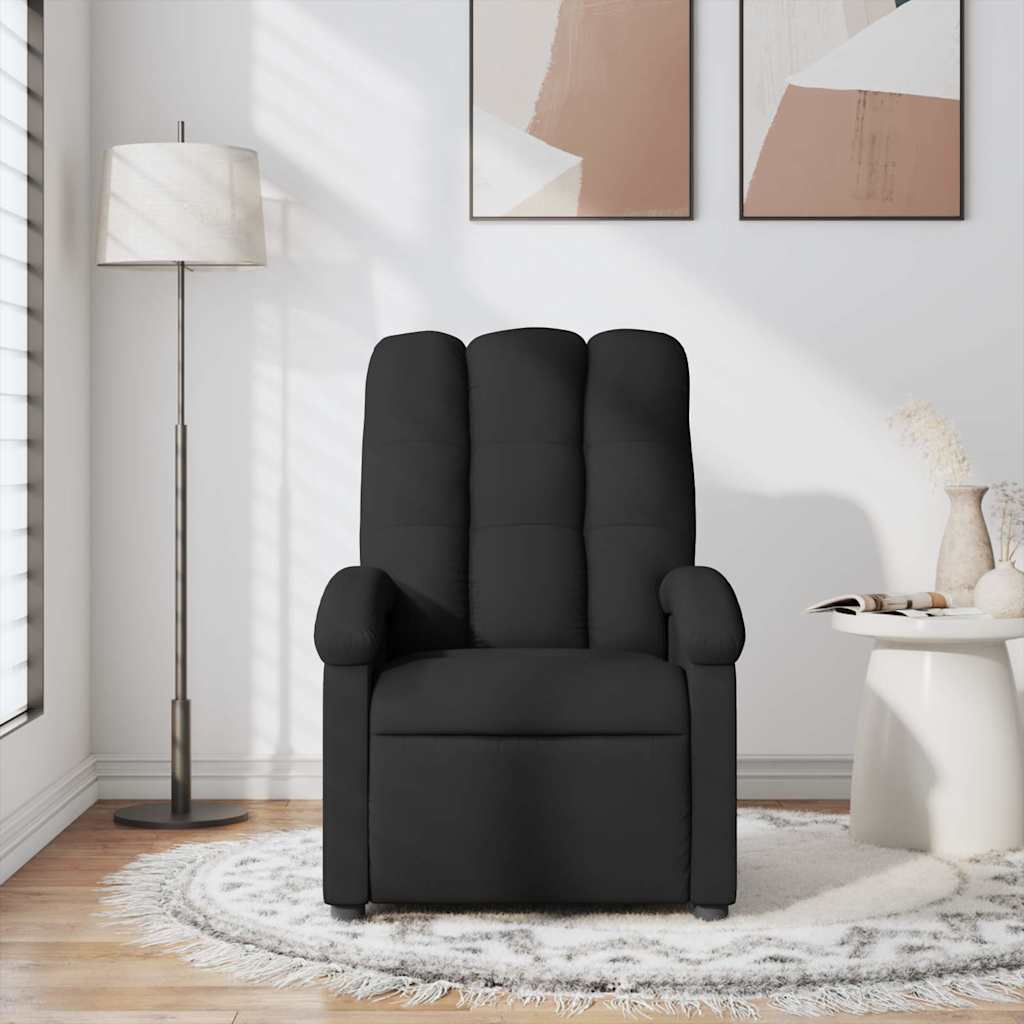 Fauteuil de massage inclinable Noir Tissu - XIOS