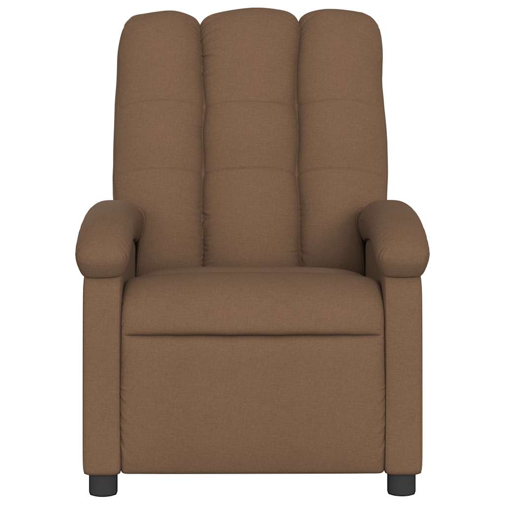 Fauteuil de massage inclinable Marron Tissu - XIOS