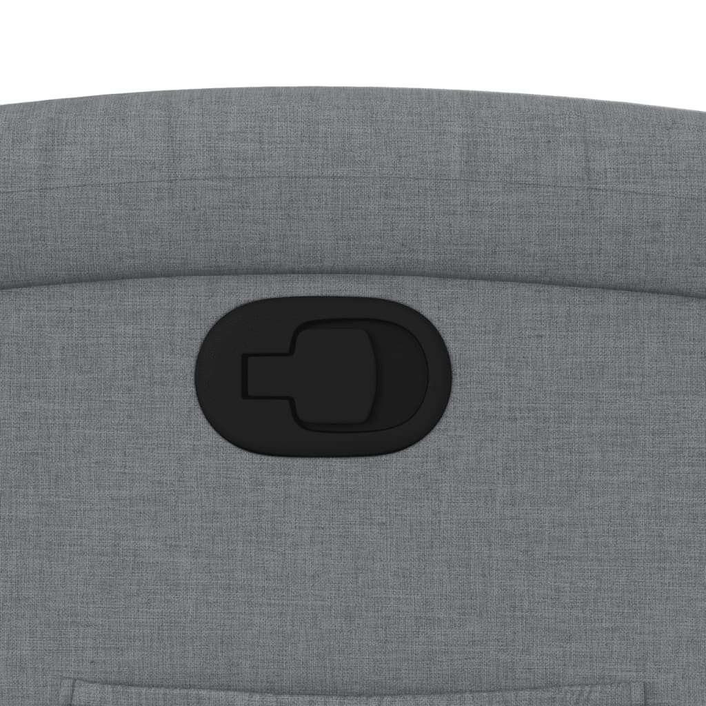 Fauteuil inclinable Gris clair Tissu - XIOS