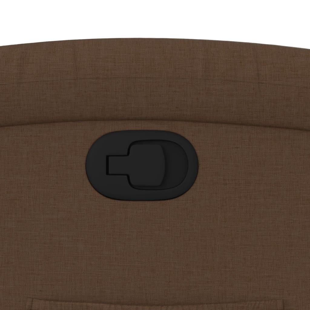 Fauteuil inclinable Marron Tissu - XIOS