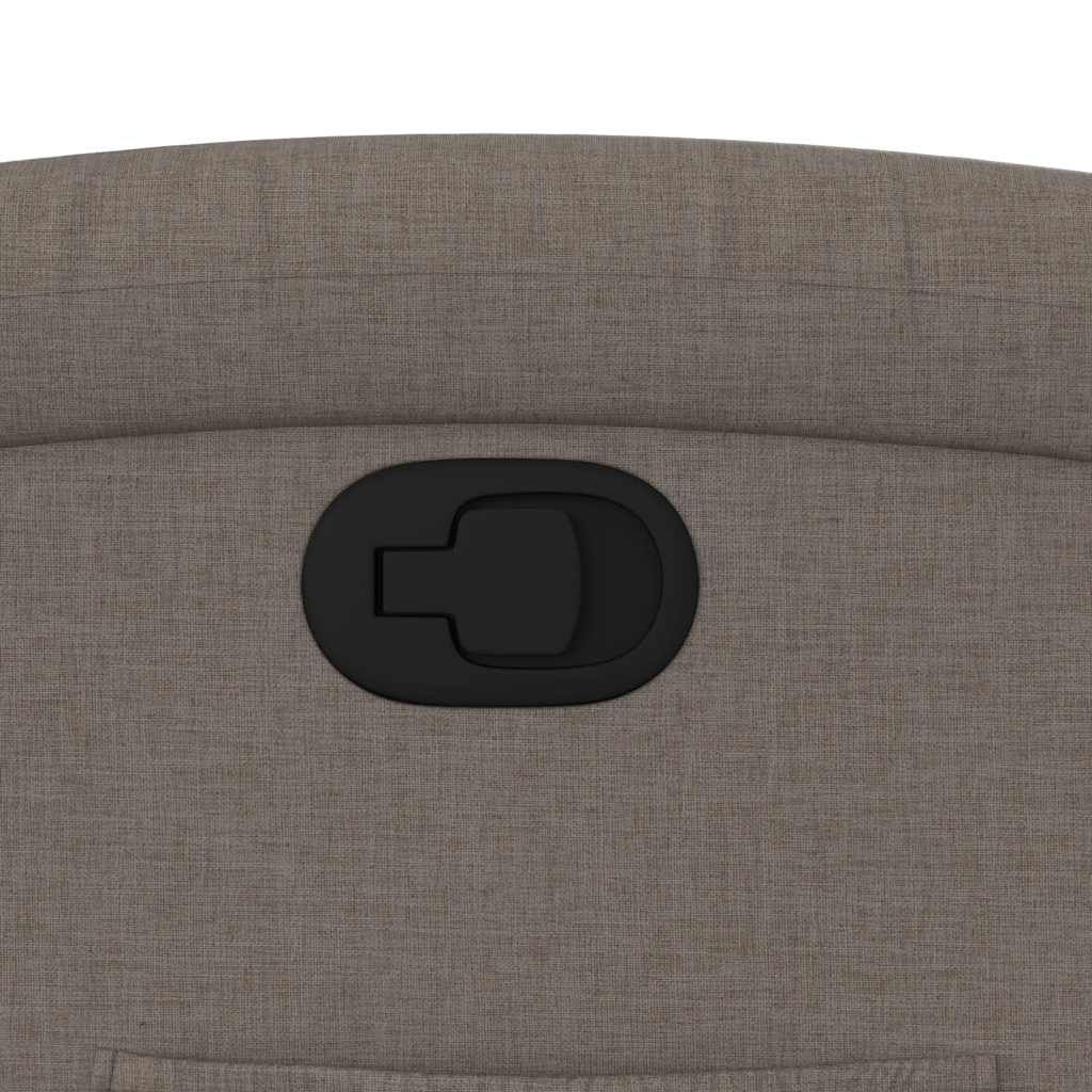 Fauteuil inclinable Taupe Tissu - XIOS