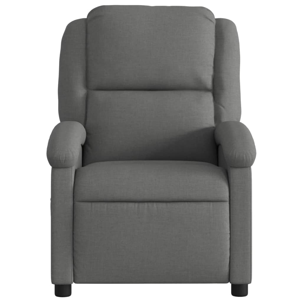 Fauteuil de massage inclinable Gris foncé Tissu - XIOS