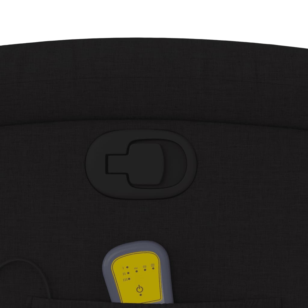 Fauteuil de massage inclinable Noir Tissu - XIOS