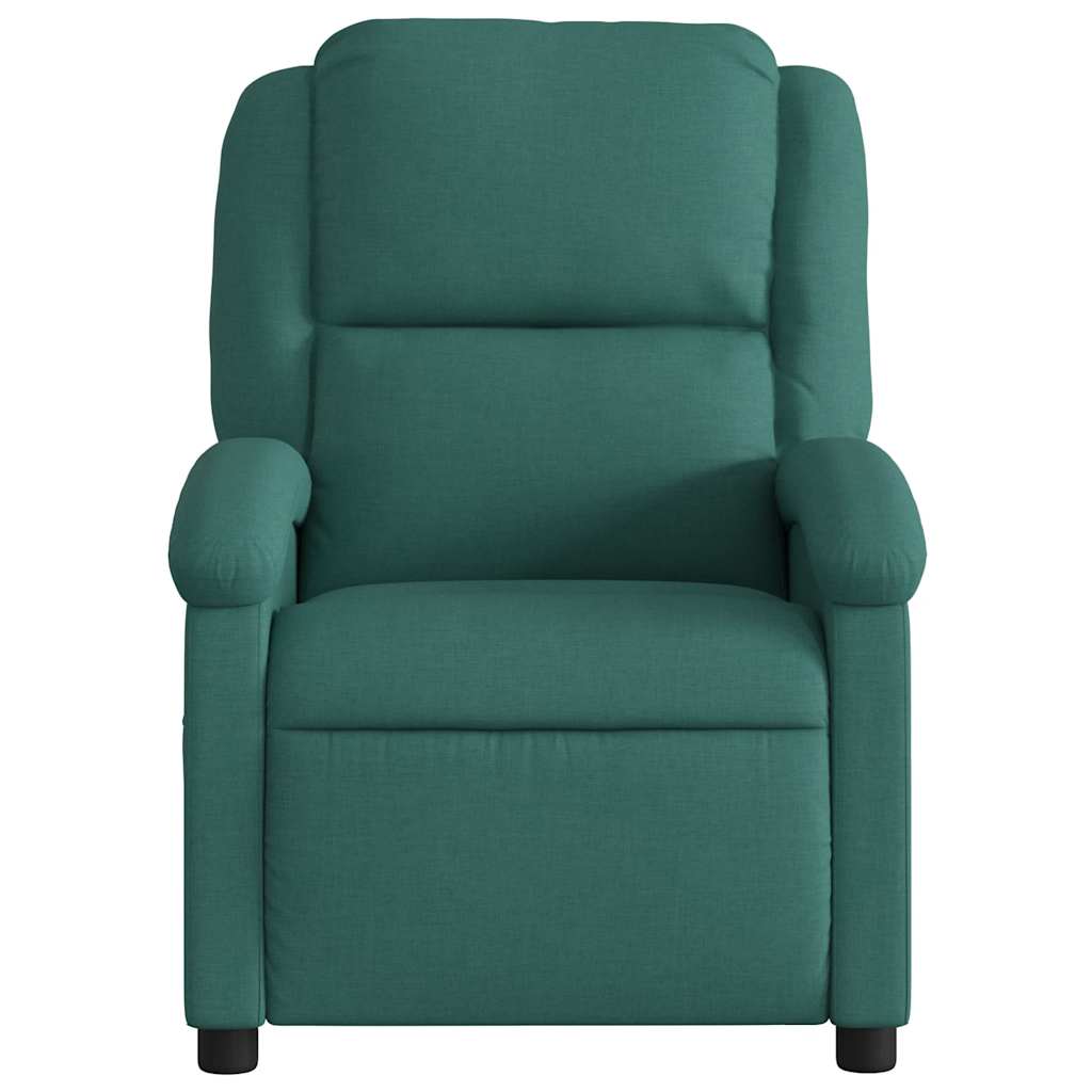 Fauteuil de massage inclinable Vert foncé Tissu - XIOS