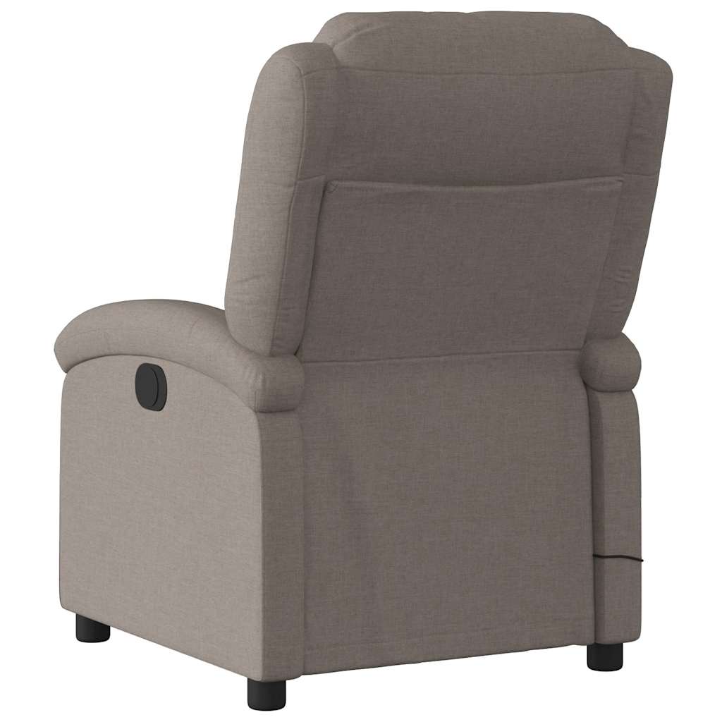 Fauteuil de massage inclinable Taupe Tissu - XIOS