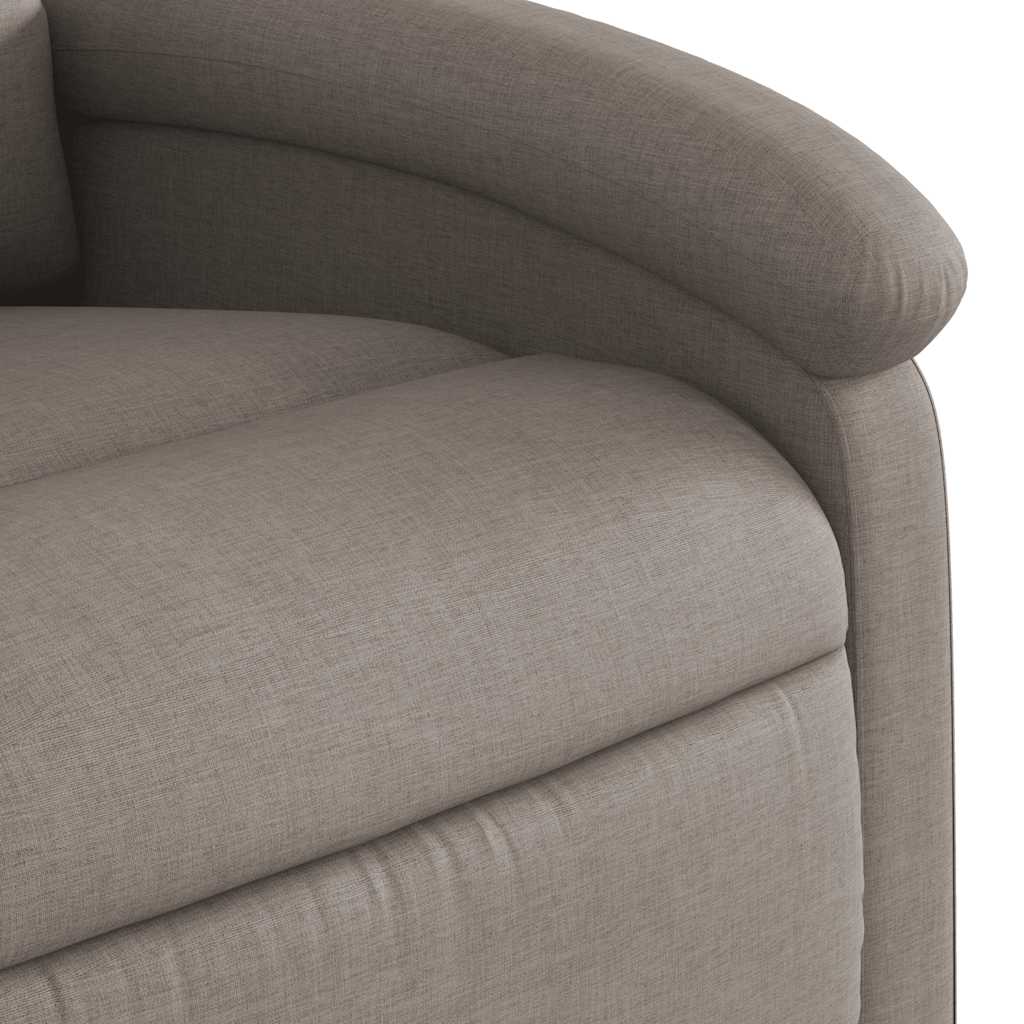 Fauteuil de massage inclinable Taupe Tissu - XIOS