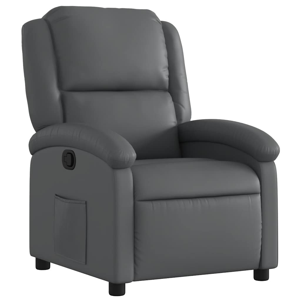 Fauteuil inclinable Gris Similicuir - XIOS