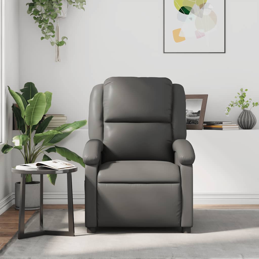 Fauteuil inclinable Gris Similicuir - XIOS