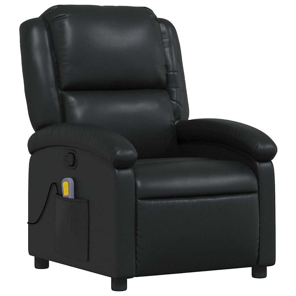 Fauteuil de massage inclinable Noir Similicuir - XIOS