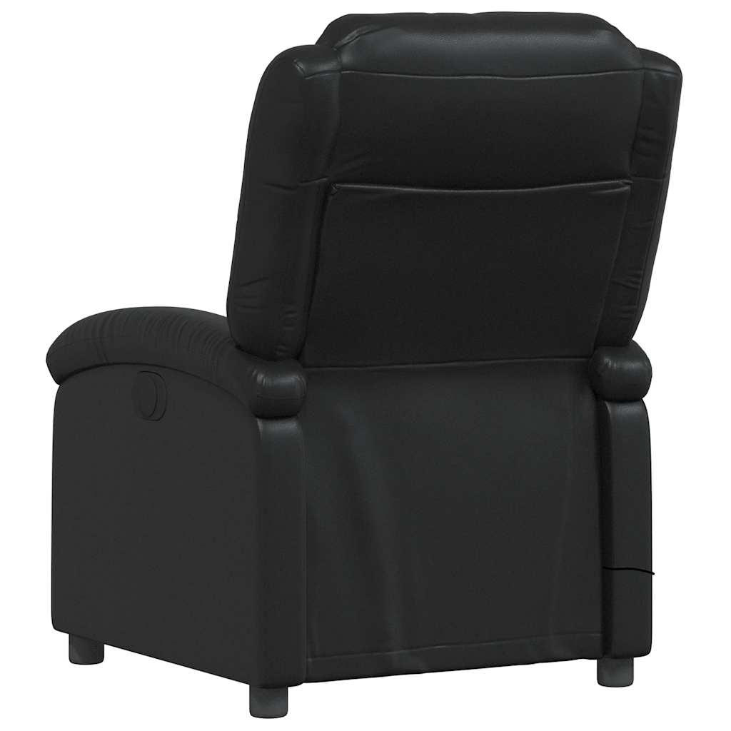 Fauteuil de massage inclinable Noir Similicuir - XIOS
