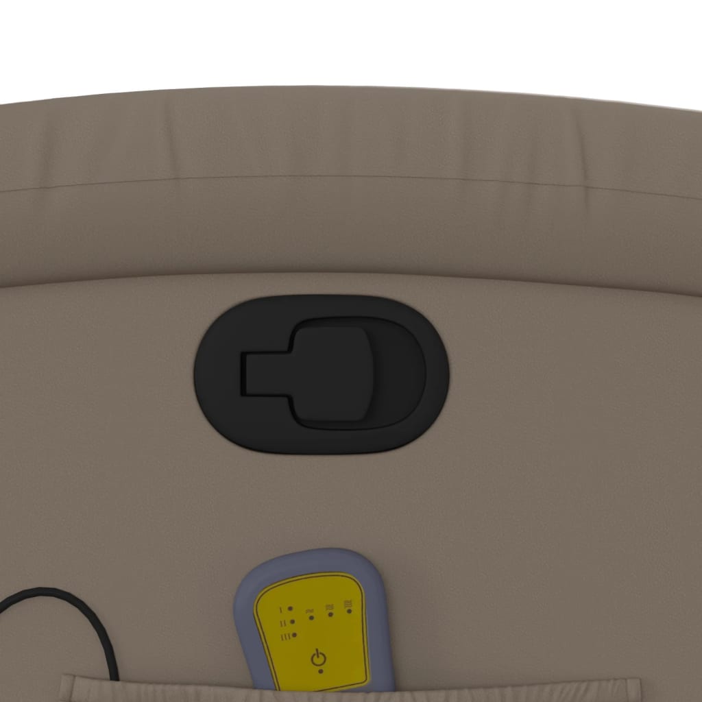 Fauteuil de massage inclinable Cappuccino Similicuir - XIOS