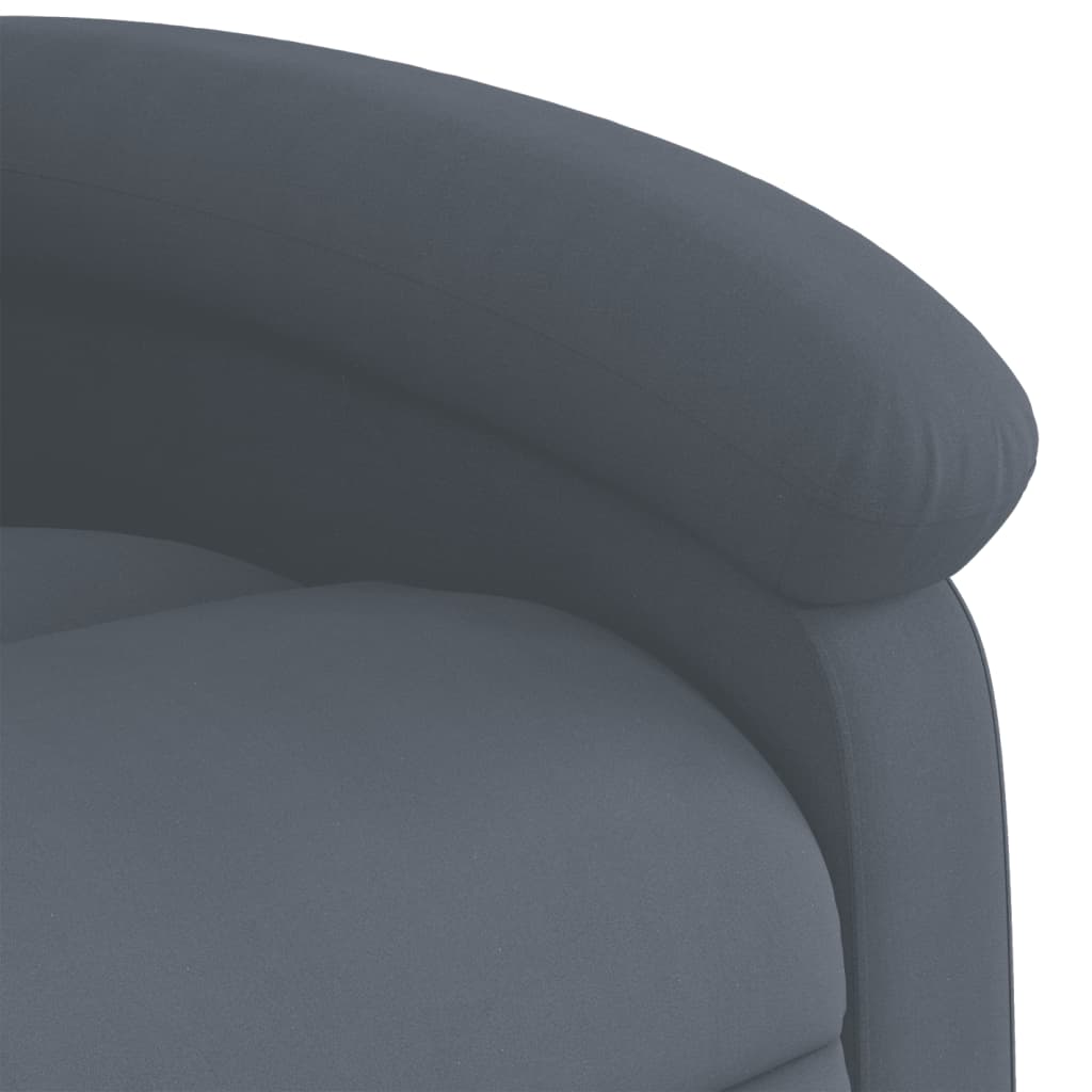 Fauteuil inclinable Gris foncé Velours - XIOS