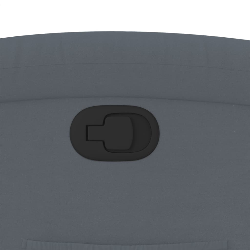 Fauteuil inclinable Gris foncé Velours - XIOS