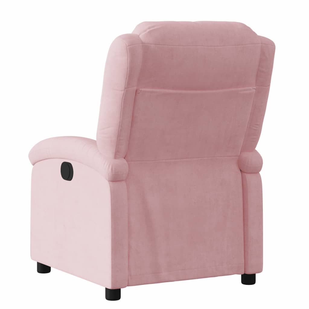 Fauteuil inclinable Rose Velours - XIOS
