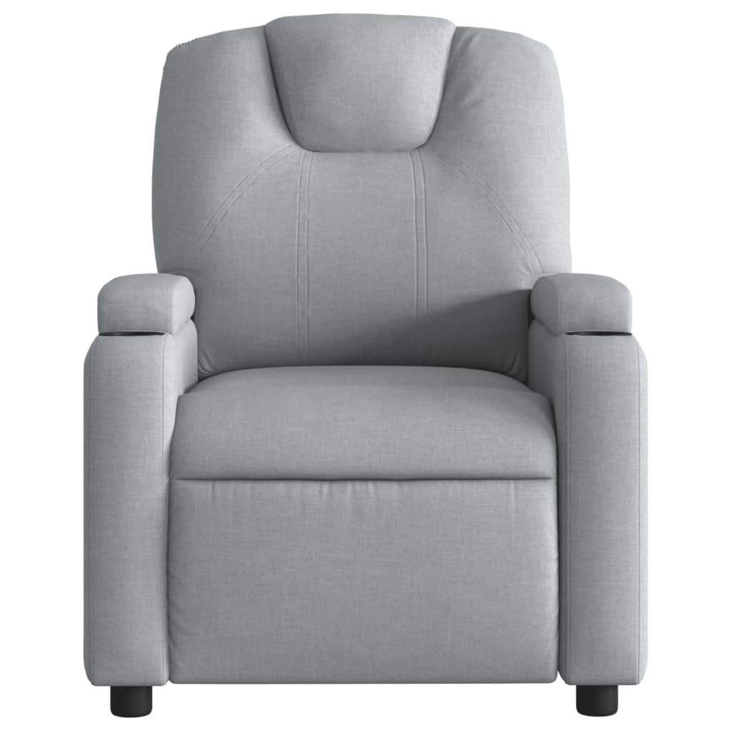 Fauteuil inclinable Gris clair Tissu - XIOS